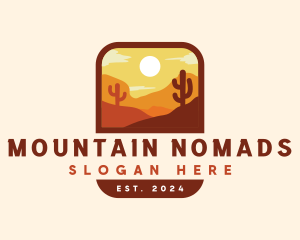 Dune Desert Cactus logo design