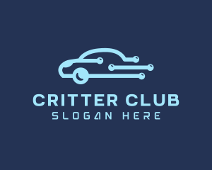 Digital Auto Car logo design