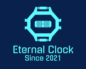 Futuristic Countdown Clock logo