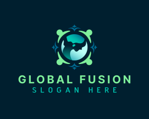 Global Organization Charity logo design