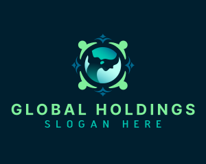 Global Organization Charity logo design