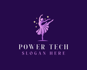 Performer Female Ballerina Logo