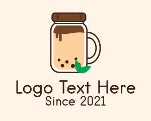 Mason Jar Milk Tea  logo