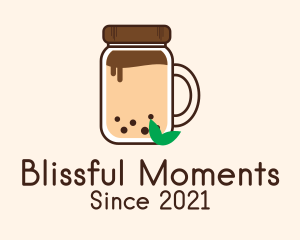 Mason Jar Milk Tea  logo