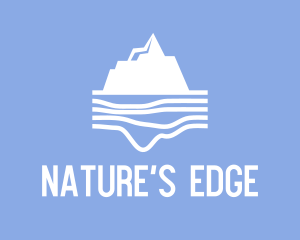 Polar Arctic Iceberg logo design