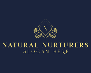 Floral Feminine Spa logo design