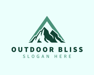 Triangle Mountain Highlands logo design