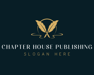 Publishing Stationery Feather logo