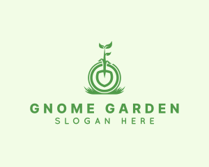 Gardening Shovel Plant logo design