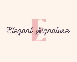 Elegant Feminine Beauty logo design