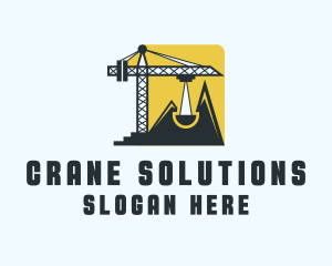 Crane Equipment  Construction  logo