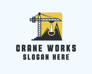 Crane Equipment  Construction  logo