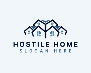 Home Roof Builder logo design