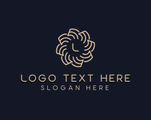 Upscale Floral Boutique Logo