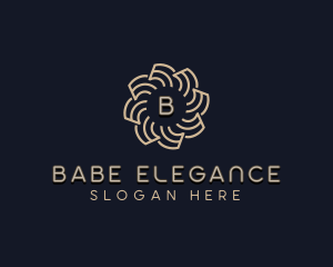 Upscale Floral Boutique logo design