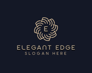 Upscale Floral Boutique logo design