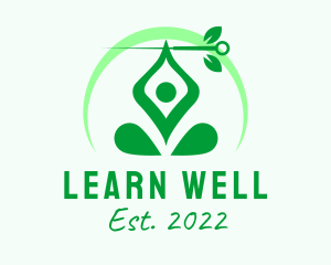 Wellness Yoga Acupuncture  logo design