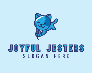 Playful Kitten Cat logo