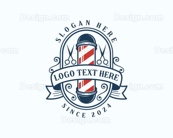 Grooming Barber Hairstylist Logo