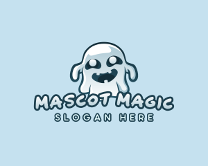 Scary Ghost Mascot logo