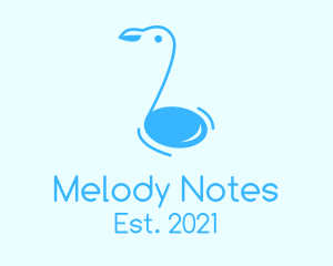 Blue Bird Note  logo design