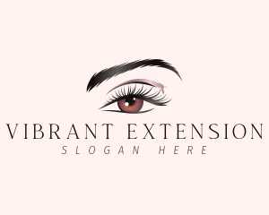 Eyelashes Beauty Makeup logo design