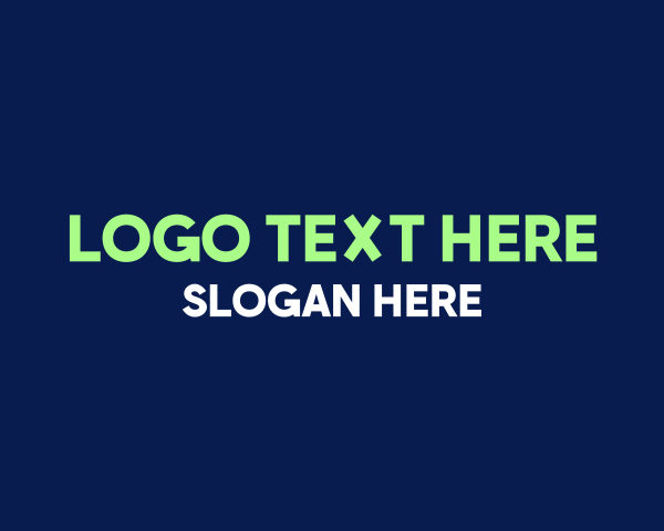 Text logo example 3