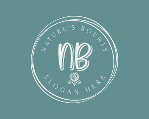 Natural Floral Boutique logo design