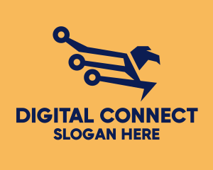 Modern Online Eagle logo