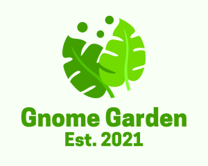 Green Garden Leaves  logo design