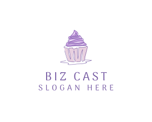 Sweet Cupcake Pastry Logo