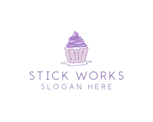 Sweet Cupcake Pastry logo design