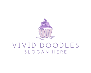 Sweet Cupcake Pastry logo design