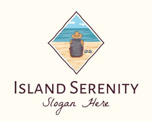 Summer Beach Islander logo design