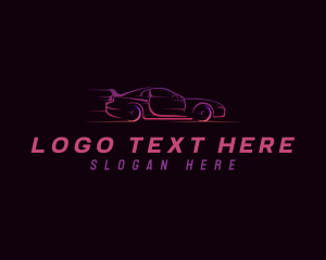 Fast Auto Racing Car  logo