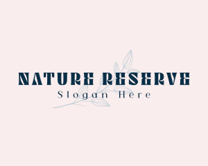 Organic Nature Leaf logo design