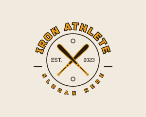 Baseball Varsity Badge logo design