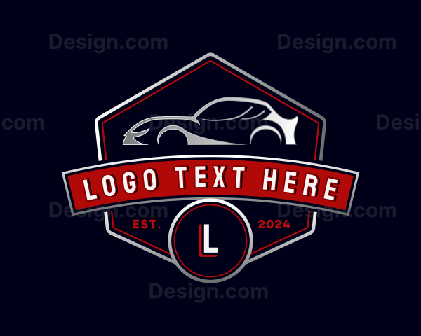 Automotive Race Car Logo