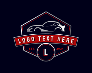 Automotive Race Car logo