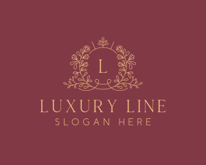 Luxury Wedding Event logo design