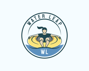 Water Tubing Fitness logo design