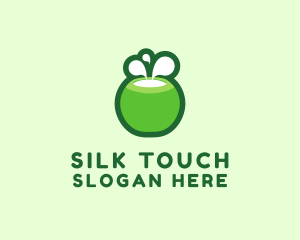Green Coconut Milk Logo