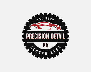 Mechanical Car Detailing logo design