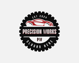 Mechanical Car Detailing logo design