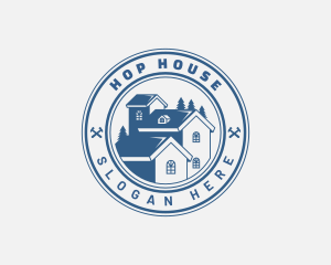 Housing Roof Renovation logo design