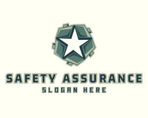 Star Military Shield logo