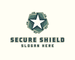 Star Military Shield logo