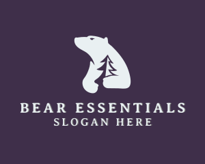 Polar Bear Tree logo design