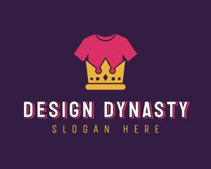 Crown T-shirt Clothing Fashion logo design