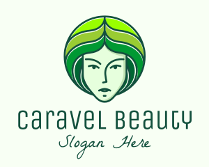 Beautiful Nature Woman  logo design